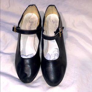 Classic Black Kids Dress Shoes